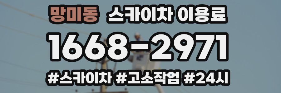 망미동 스카이차 이용료