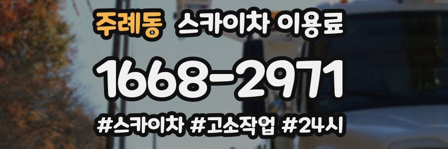 주례동 스카이차 이용료