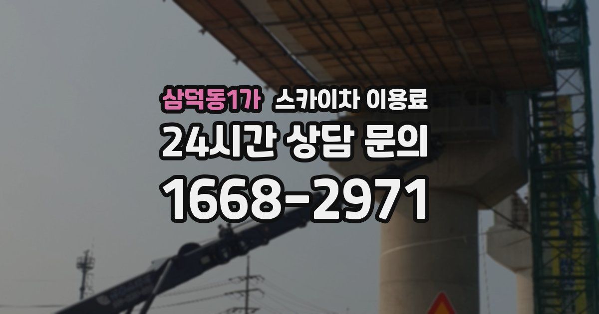 삼덕동1가 스카이차 이용료