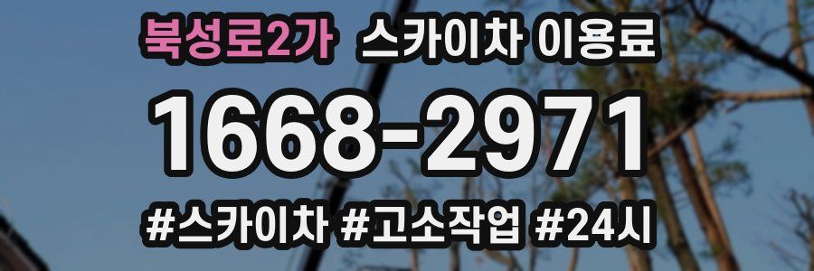북성로2가 스카이차 이용료