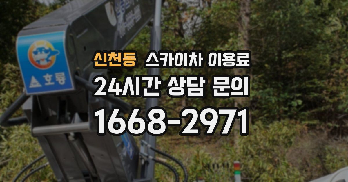 신천동 스카이차 이용료