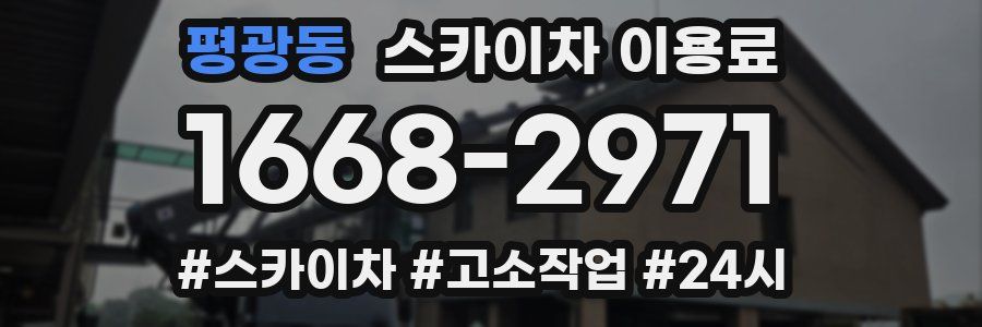 평광동 스카이차 이용료