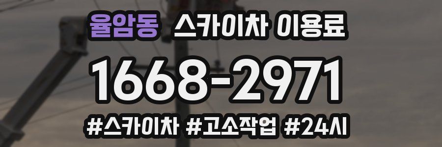 율암동 스카이차 이용료