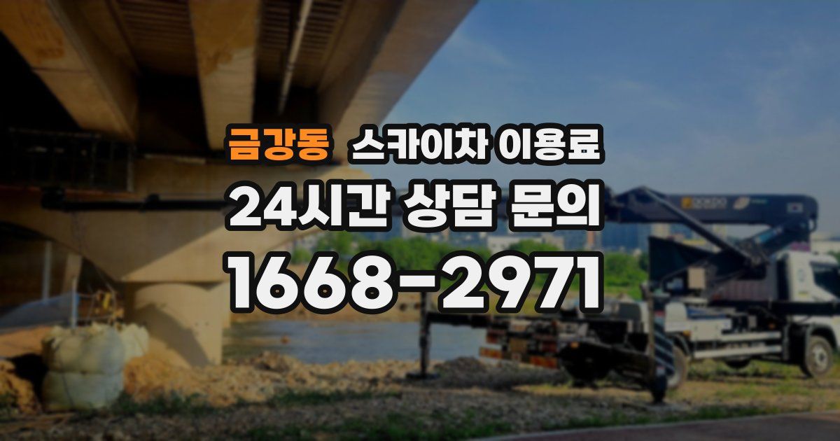 금강동 스카이차 이용료