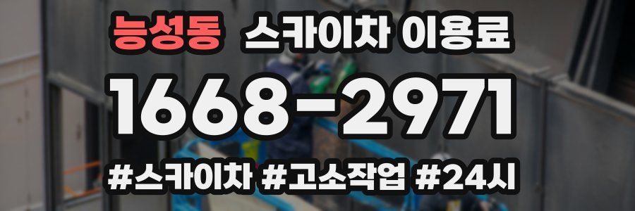 능성동 스카이차 이용료