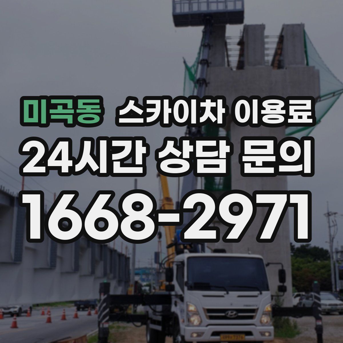 미곡동 스카이차 이용료