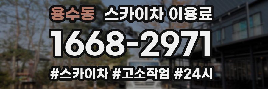 용수동 스카이차 이용료