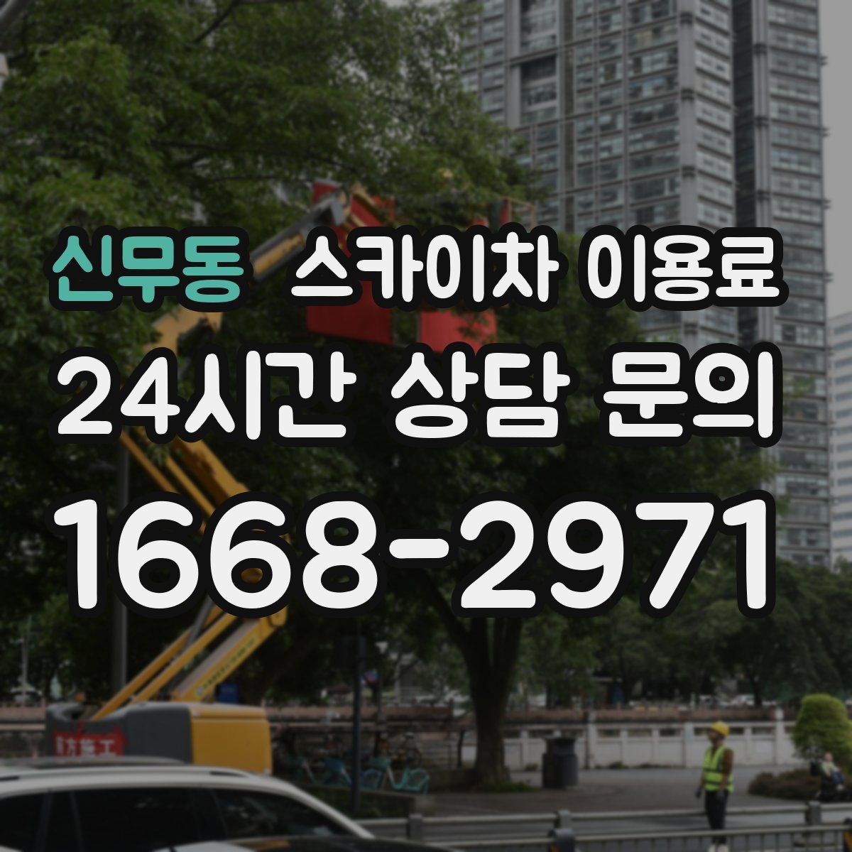 신무동 스카이차 이용료