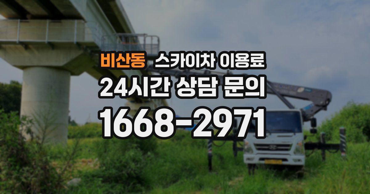 비산동 스카이차 이용료