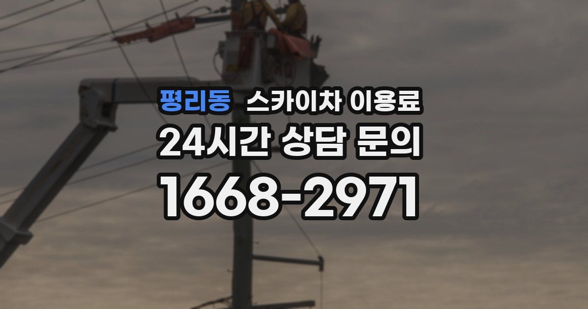 평리동 스카이차 이용료