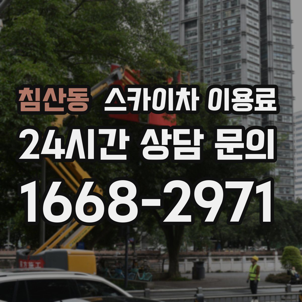 침산동 스카이차 이용료