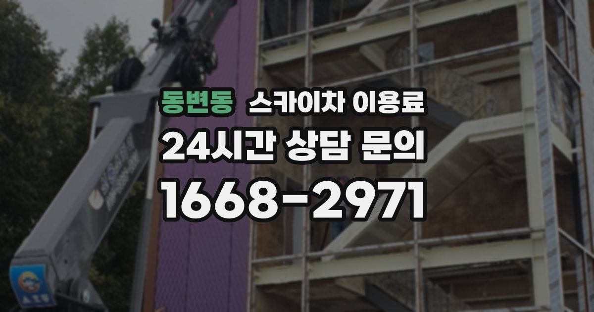 동변동 스카이차 이용료