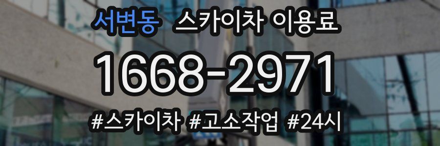 서변동 스카이차 이용료