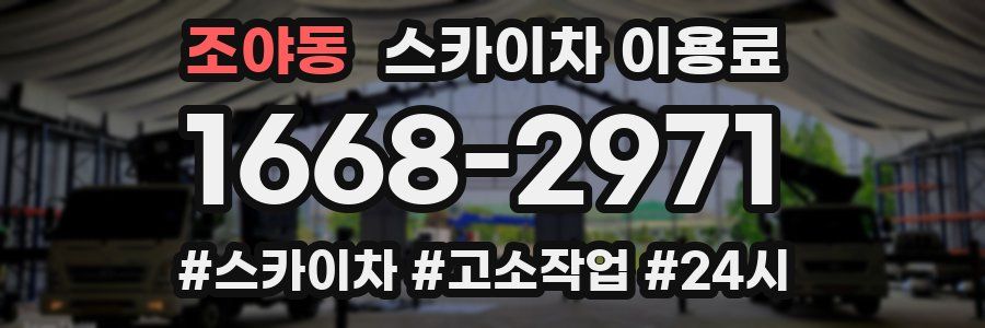 조야동 스카이차 이용료