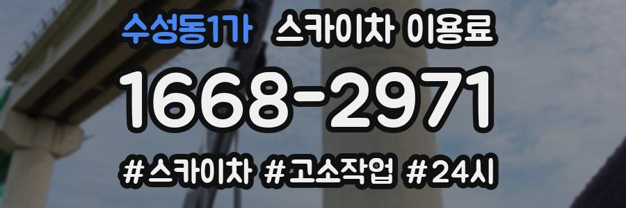 수성동1가 스카이차 이용료