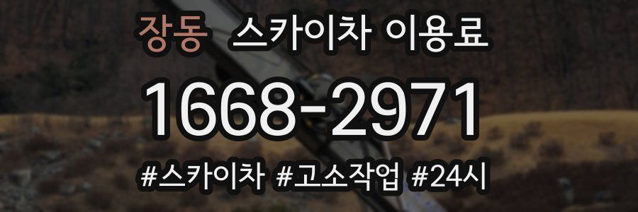 장동 스카이차 이용료