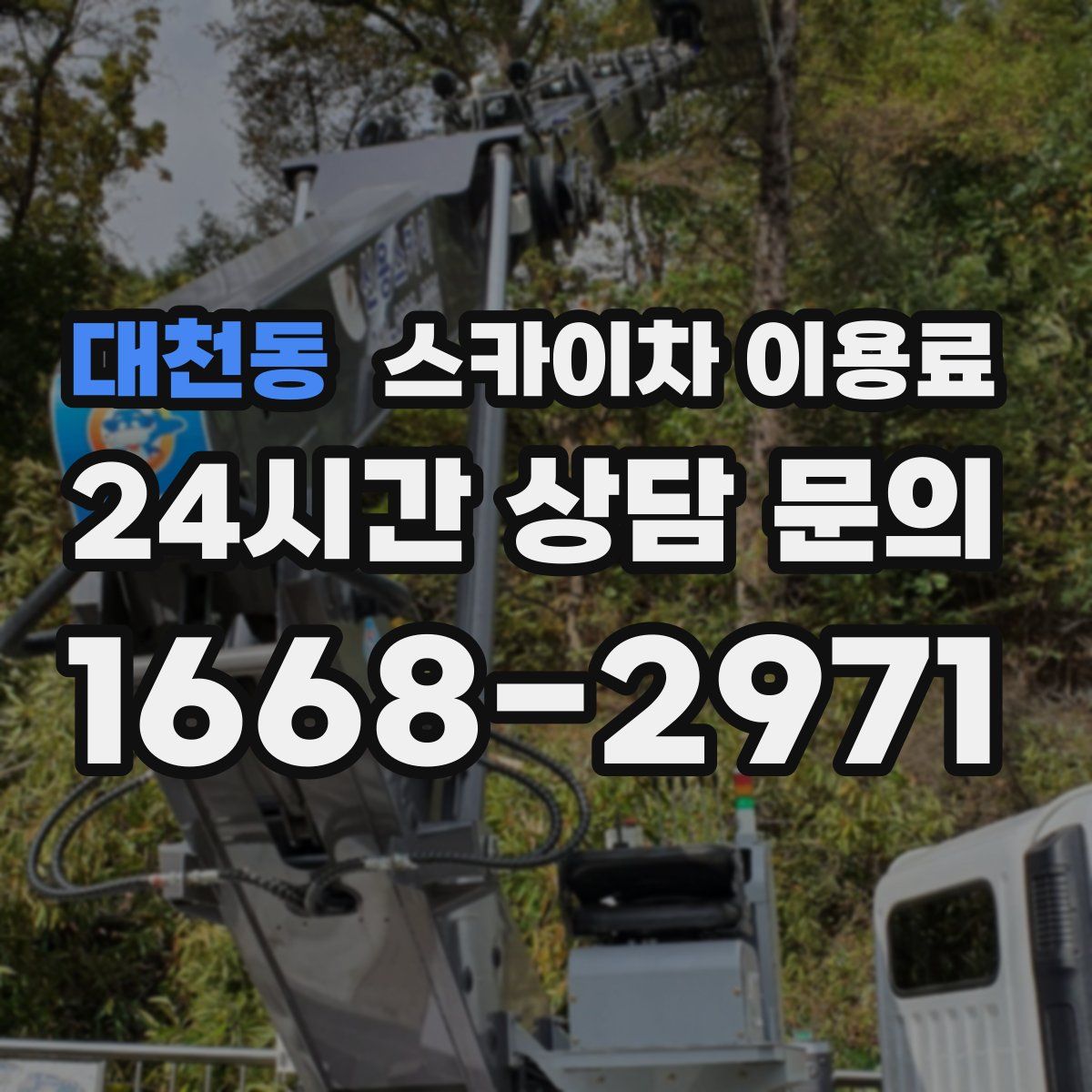 대천동 스카이차 이용료