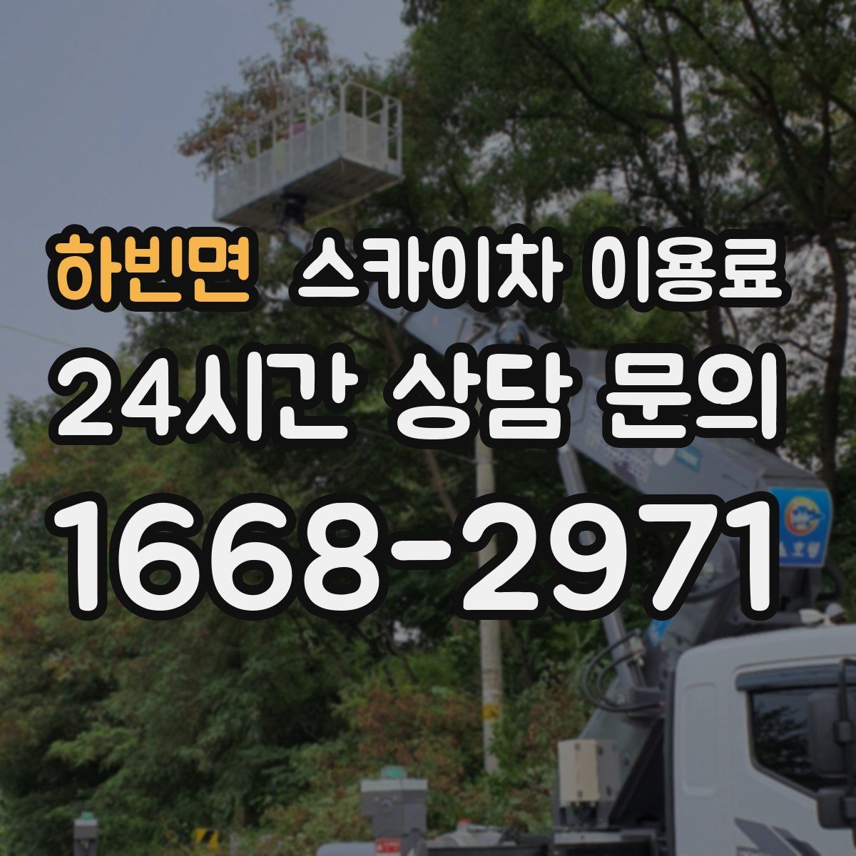 하빈면 스카이차 이용료