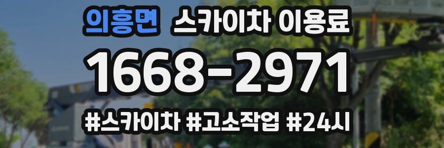 의흥면 스카이차 이용료