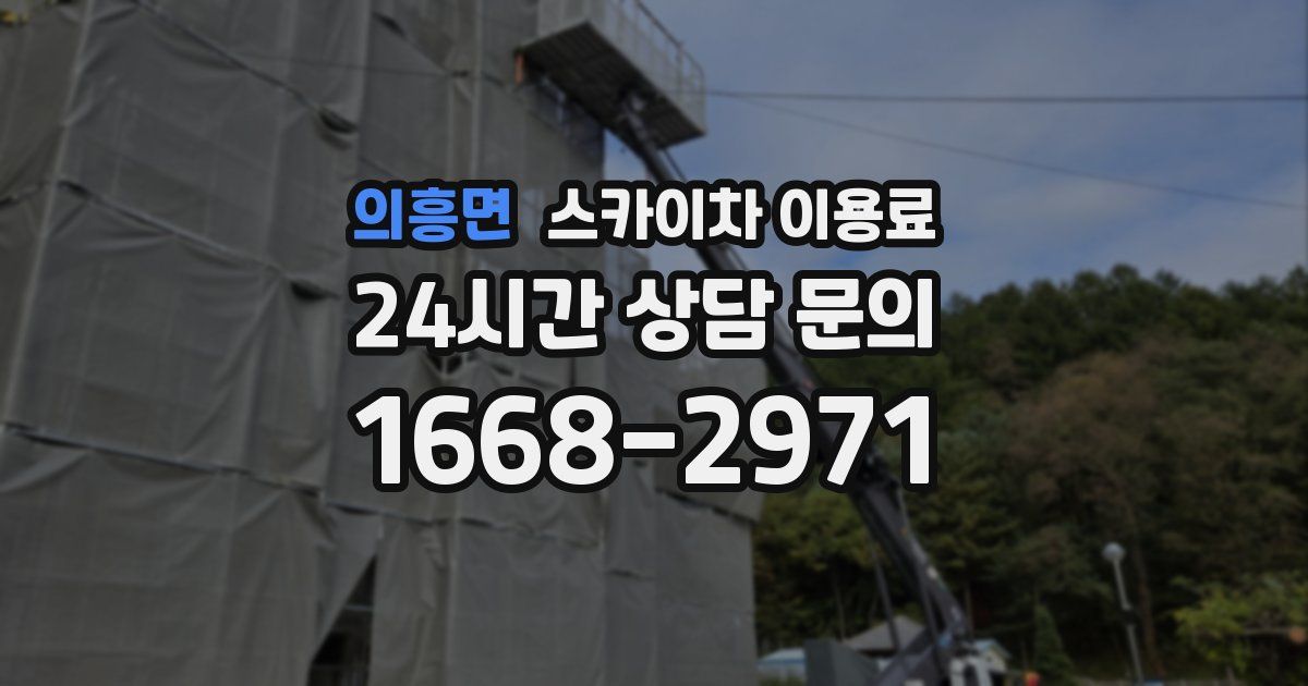 의흥면 스카이차 이용료