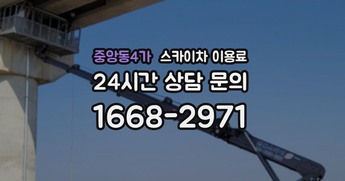 중앙동4가 스카이차 이용료
