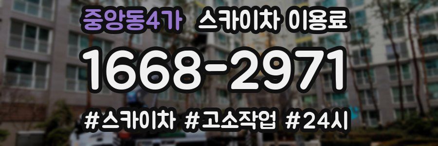 중앙동4가 스카이차 이용료