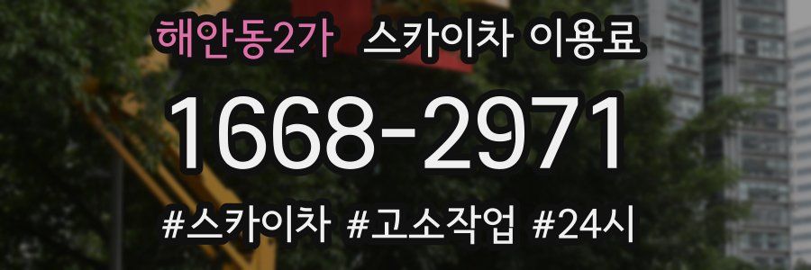 해안동2가 스카이차 이용료