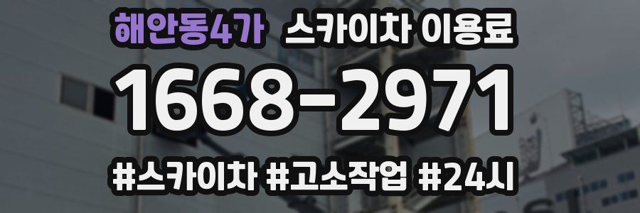 해안동4가 스카이차 이용료