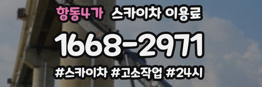 항동4가 스카이차 이용료