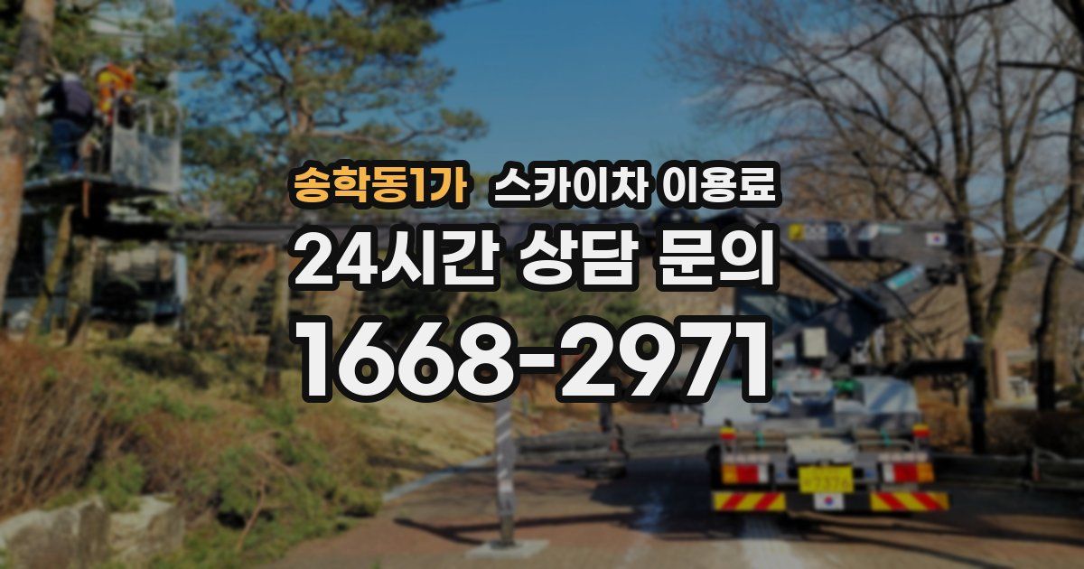 송학동1가 스카이차 이용료