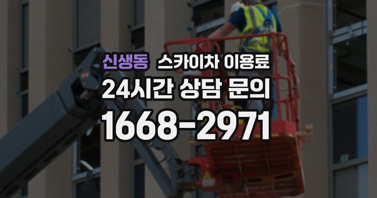 신생동 스카이차 이용료