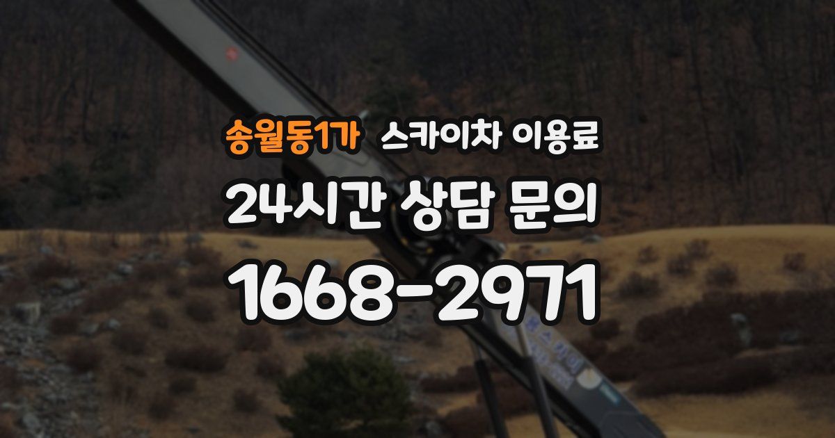 송월동1가 스카이차 이용료