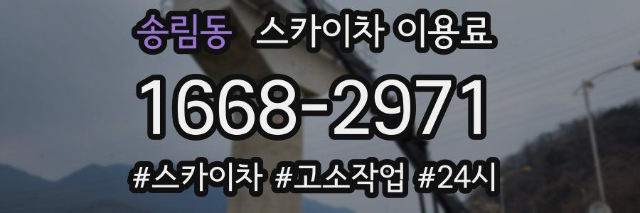 송림동 스카이차 이용료