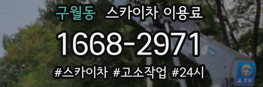 구월동 스카이차 이용료