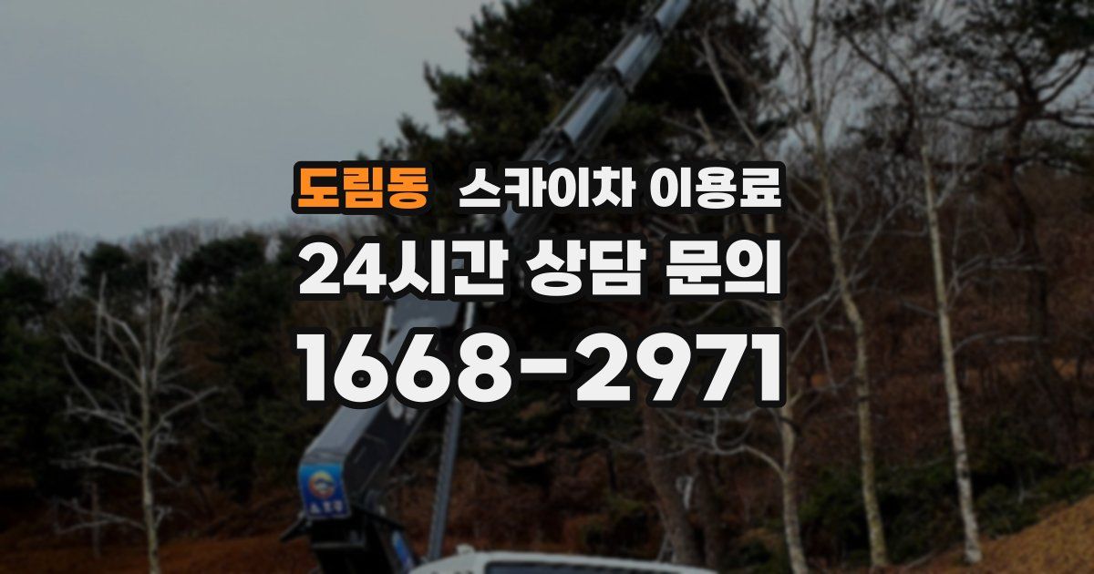 도림동 스카이차 이용료