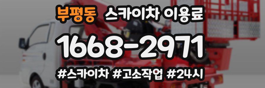 부평동 스카이차 이용료