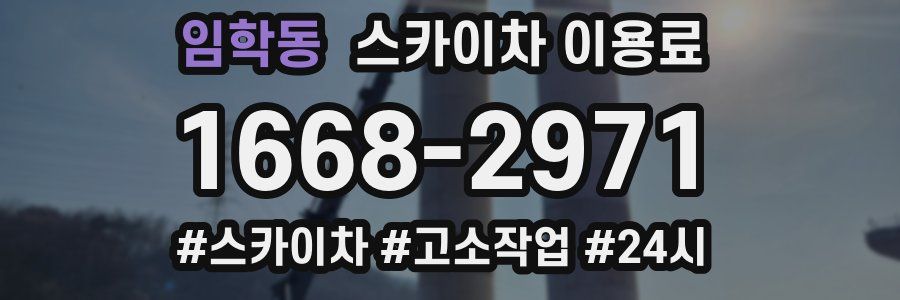임학동 스카이차 이용료