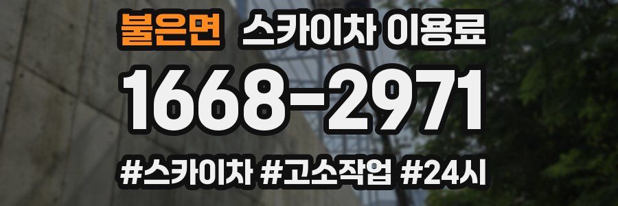 불은면 스카이차 이용료