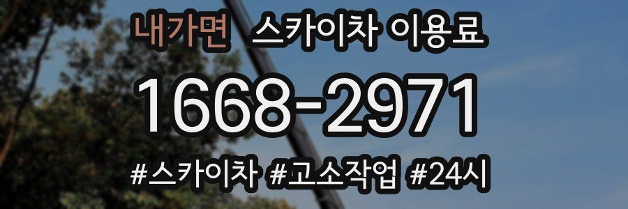 내가면 스카이차 이용료