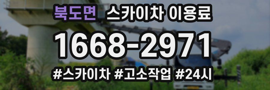 북도면 스카이차 이용료