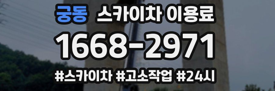 궁동 스카이차 이용료