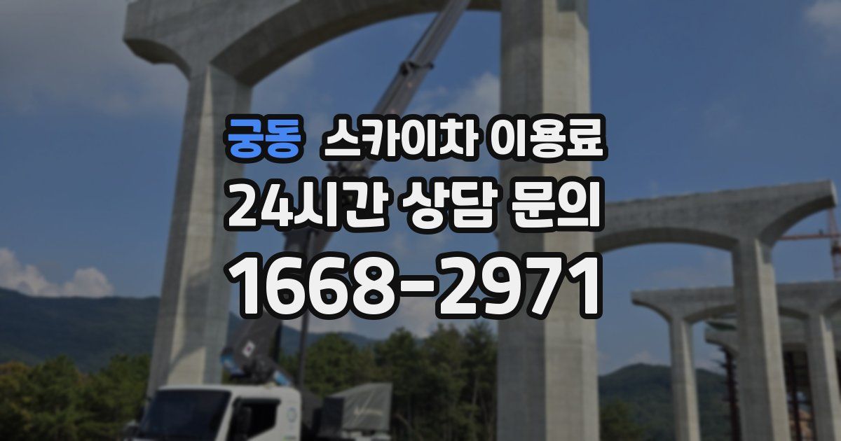 궁동 스카이차 이용료