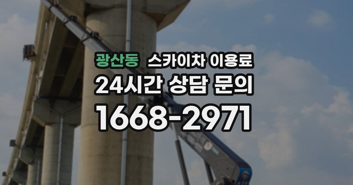 광산동 스카이차 이용료