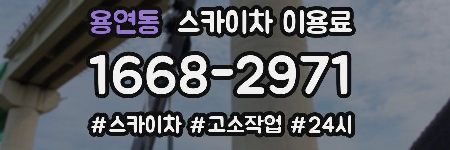 용연동 스카이차 이용료