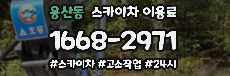 용산동 스카이차 이용료