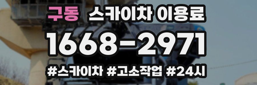 구동 스카이차 이용료