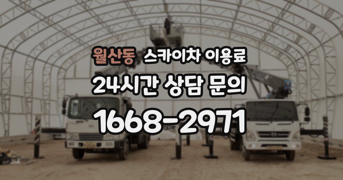 월산동 스카이차 이용료