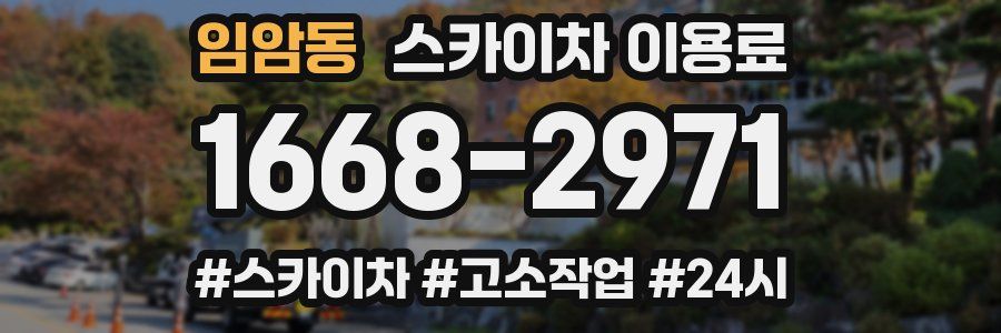 임암동 스카이차 이용료