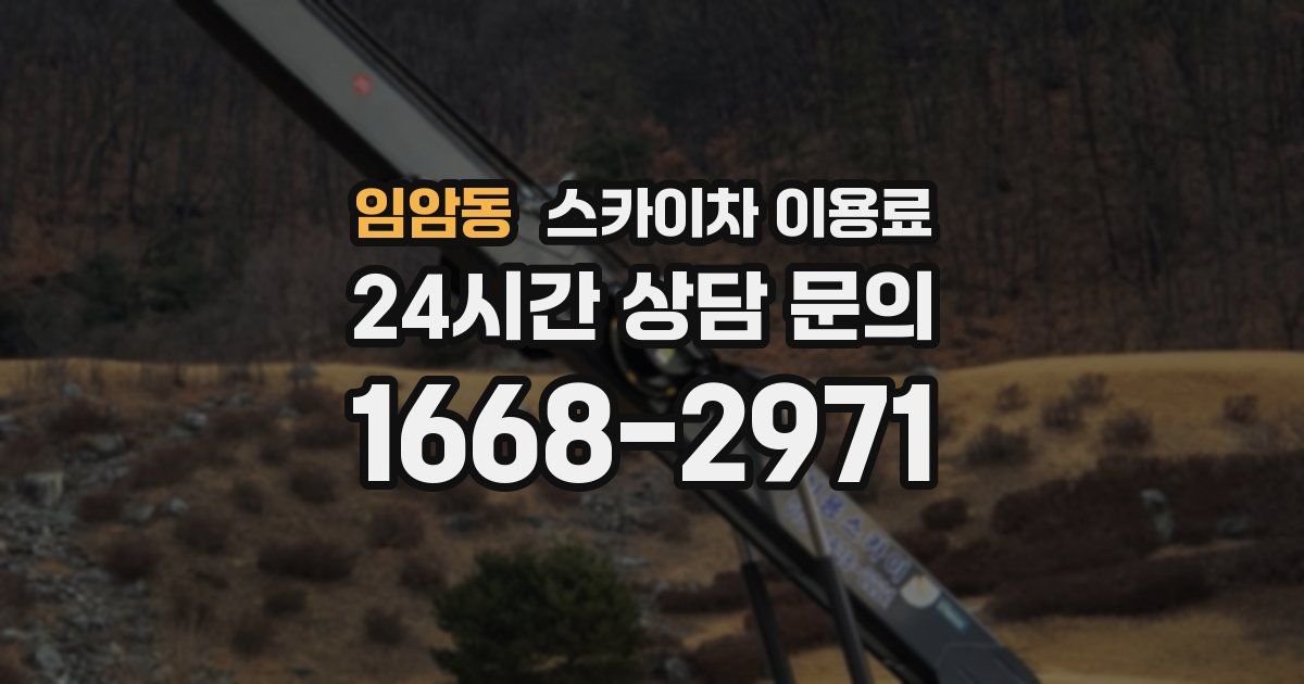 임암동 스카이차 이용료