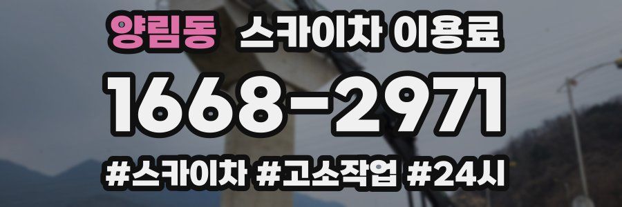 양림동 스카이차 이용료